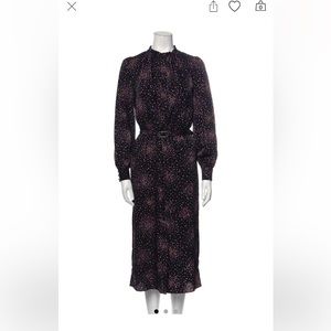 Kate Spade Polka Dot Print Long Dress size 0